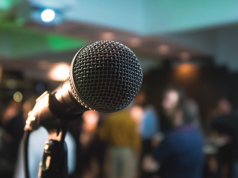 Networking event with business professionals
